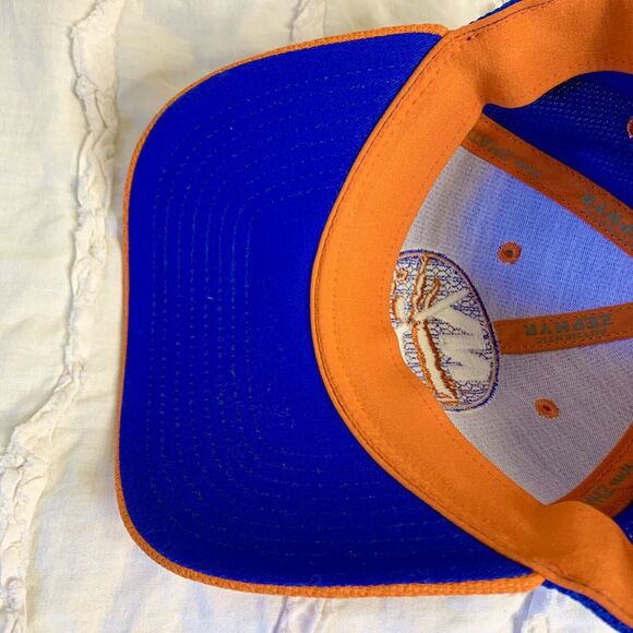 NY Islanders Authentic Zephyr Blue & Orange Hat M/L Fit Licensed NHL "Sample" - Picture 6 of 6